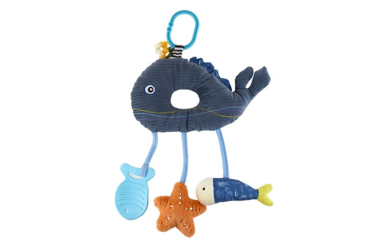 Kids Toy Chest Brand-Koala Dream, Gift-Baby Shower, Gift-Plush SNUGGLE BUDDY SPLASHY WHALE FRIEND DANGLER