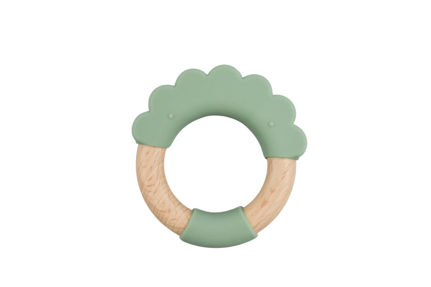 Kids Toy Chest Brand-Koala Dream, Toys-Rattles & Teethers, Gift-Baby Shower, Gift-Silicone Toys & Teethers SILICONE TEETHER CLOUD GREEN