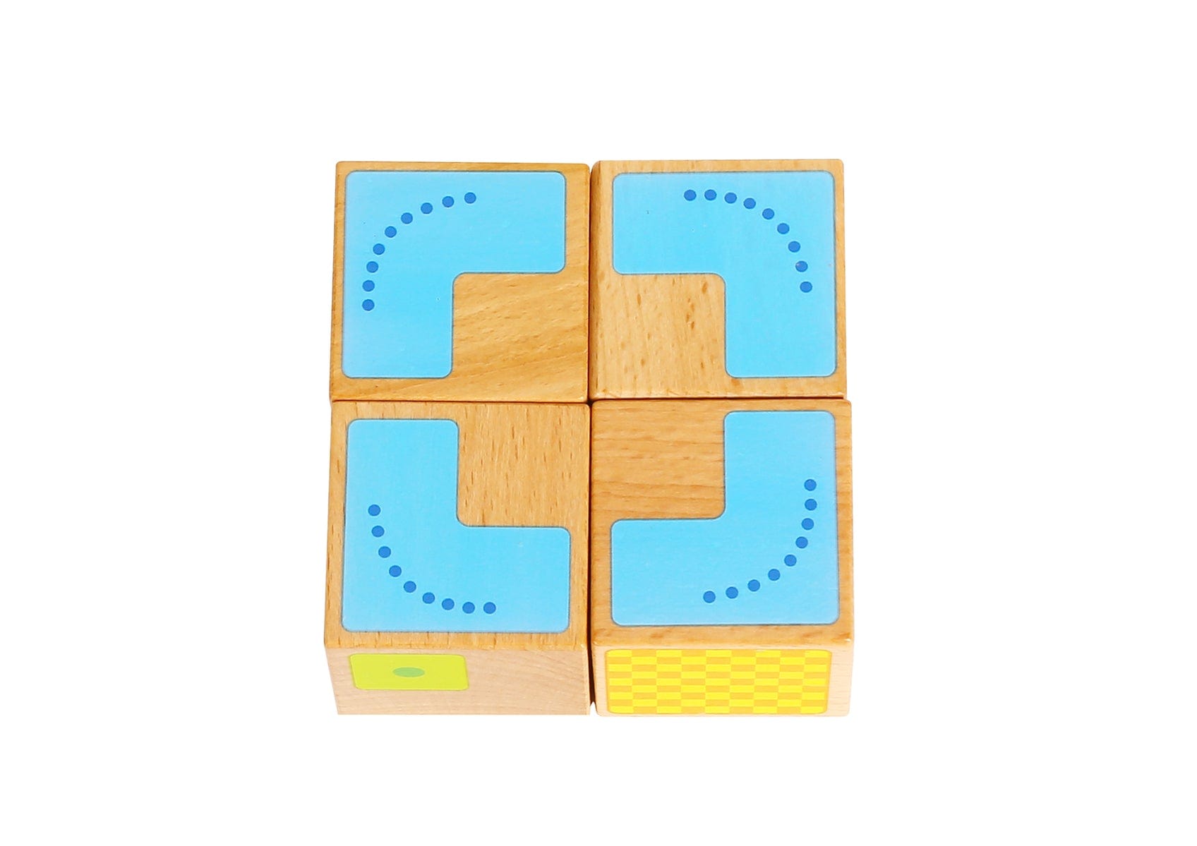 Kids Toy Chest Brand-Tooky Toy, Games-Block Puzzles BLOCK PATTERN PUZZLE