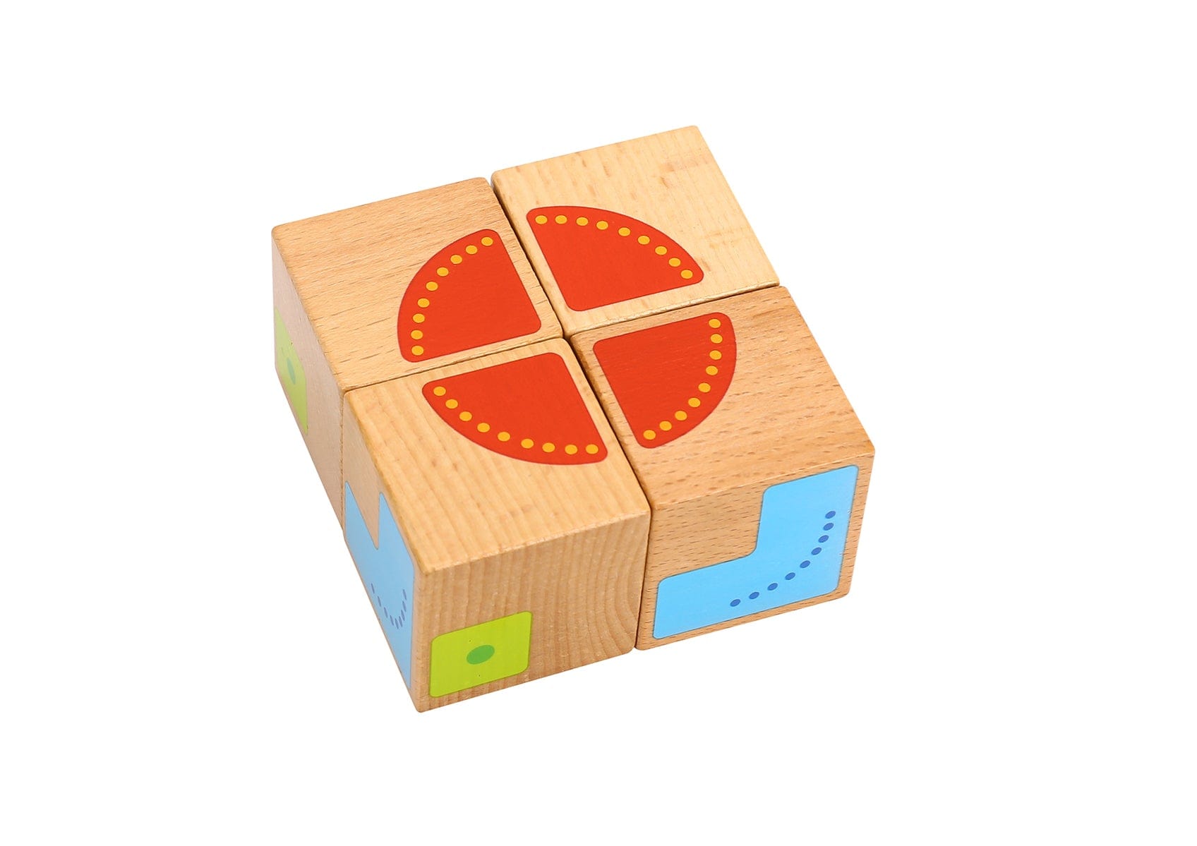 Kids Toy Chest Brand-Tooky Toy, Games-Block Puzzles BLOCK PATTERN PUZZLE