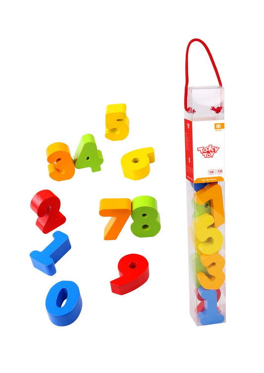 Kids Toy Chest Brand-Tooky Toy, Games-Block Puzzles, Games-Educational MY NUMBERS COUNTING BLOCKS