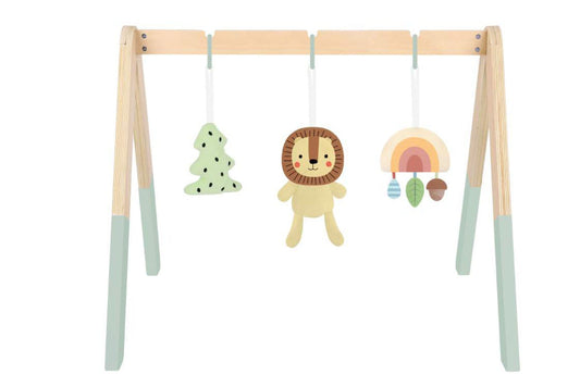 Kids Toy Chest Brand-Tooky Toy, Gift-Baby Shower, X-FSC Certified MY FOREST FRIENDS LION BABY GYM