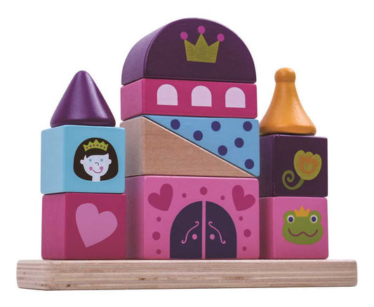 Kids Toy Chest Brand-Tooky Toy, Toys-Blocks & Stacking CASTLE BLOCK TOWER