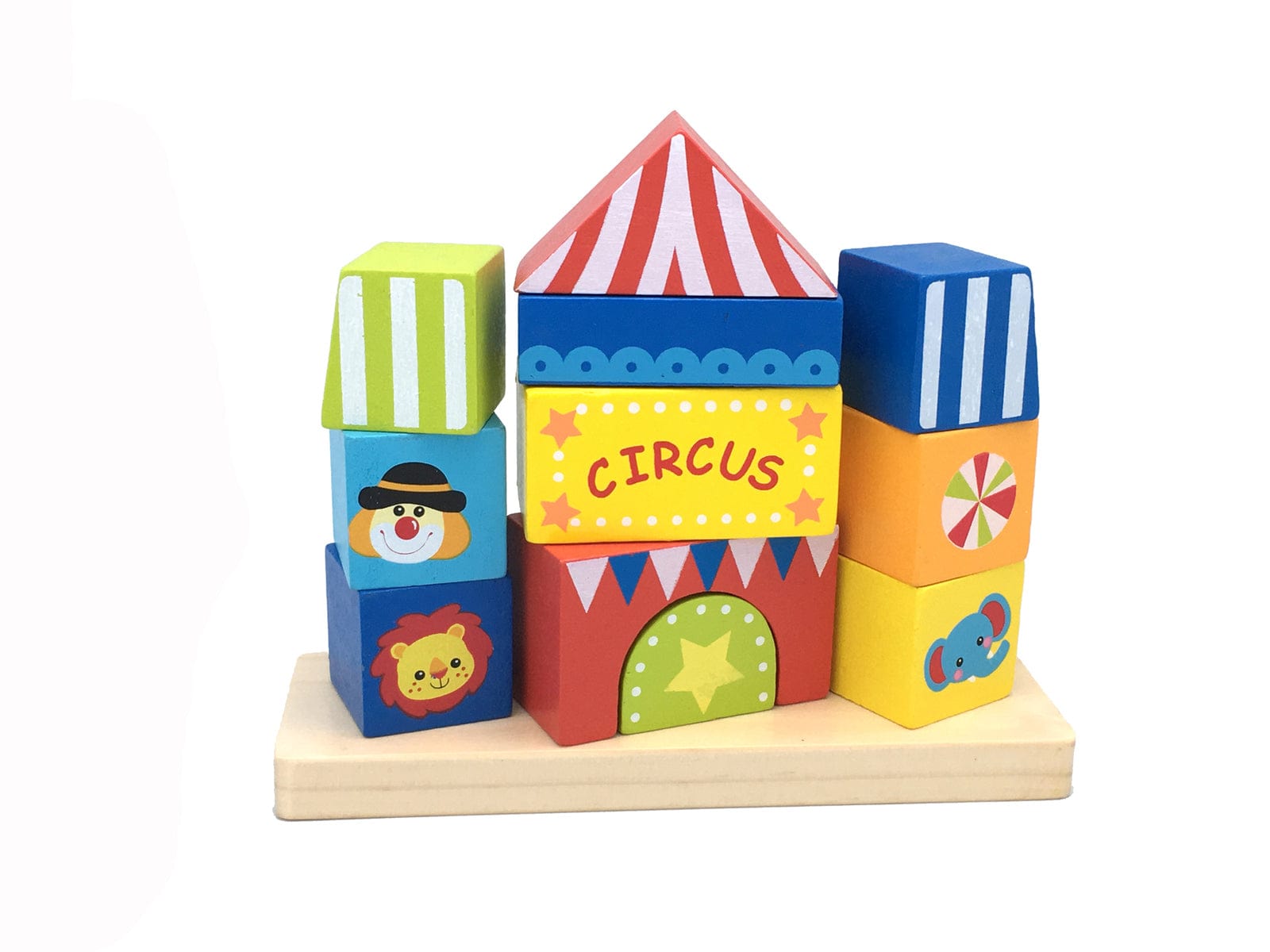 Kids Toy Chest Brand-Tooky Toy, Toys-Blocks & Stacking CIRCUS BLOCK TOWER