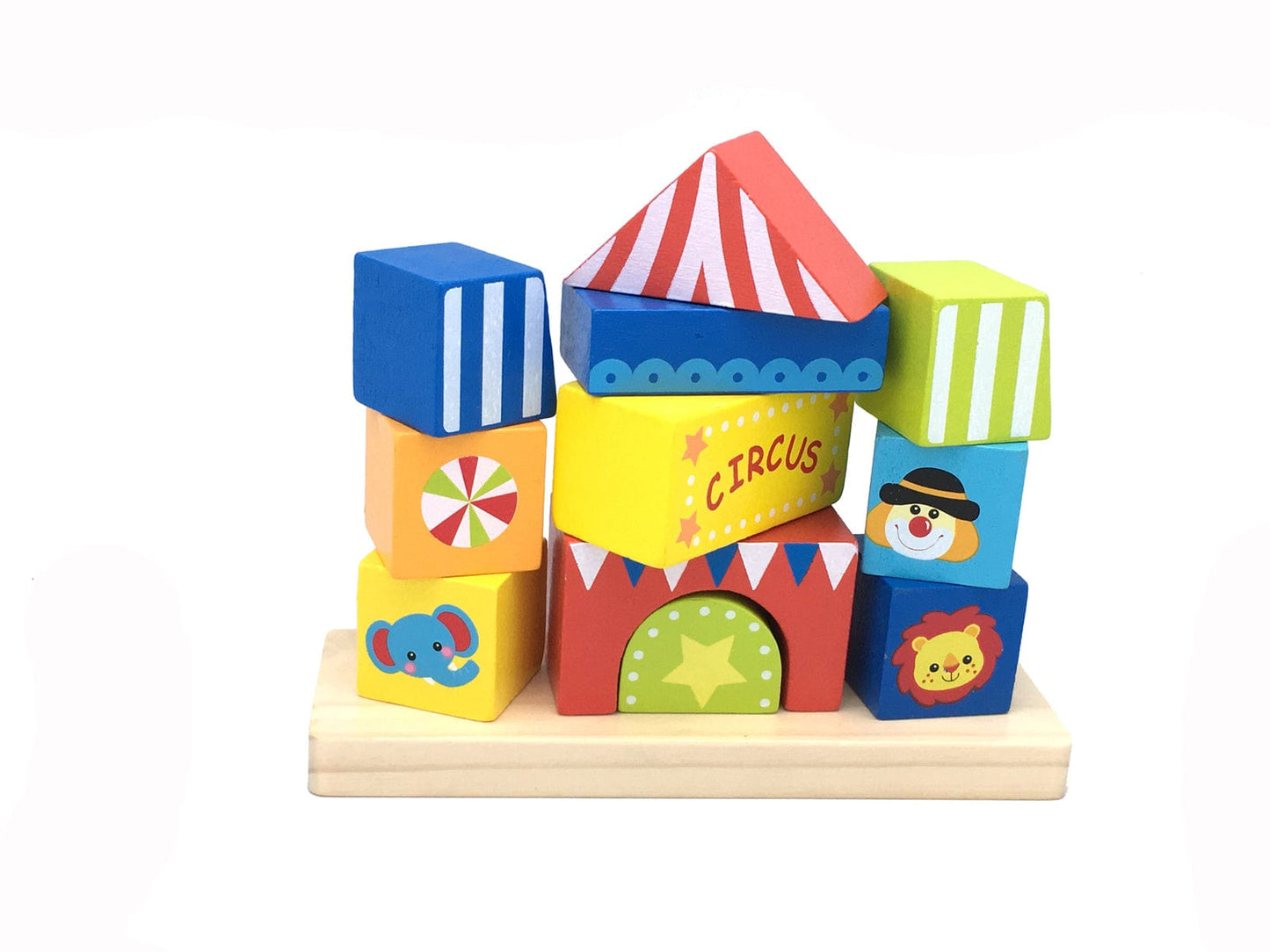 Kids Toy Chest Brand-Tooky Toy, Toys-Blocks & Stacking CIRCUS BLOCK TOWER