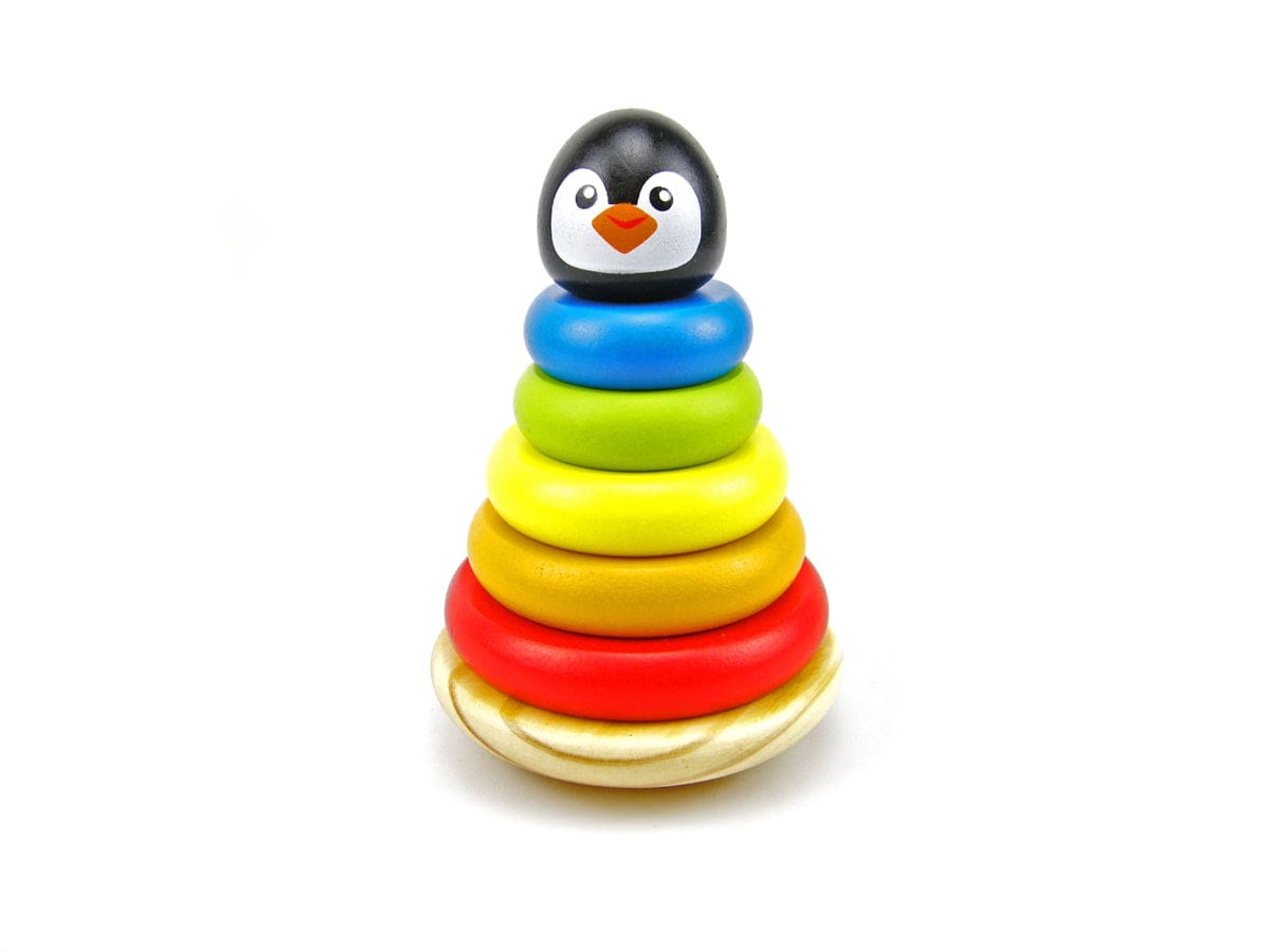 Kids Toy Chest Brand-Tooky Toy, Toys-Blocks & Stacking, Gift-Baby Shower PENGUIN STACKER