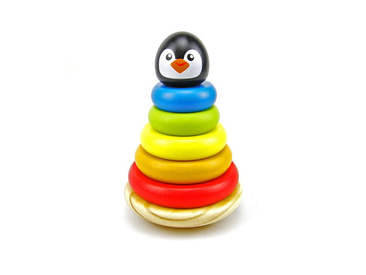 Kids Toy Chest Brand-Tooky Toy, Toys-Blocks & Stacking, Gift-Baby Shower PENGUIN STACKER