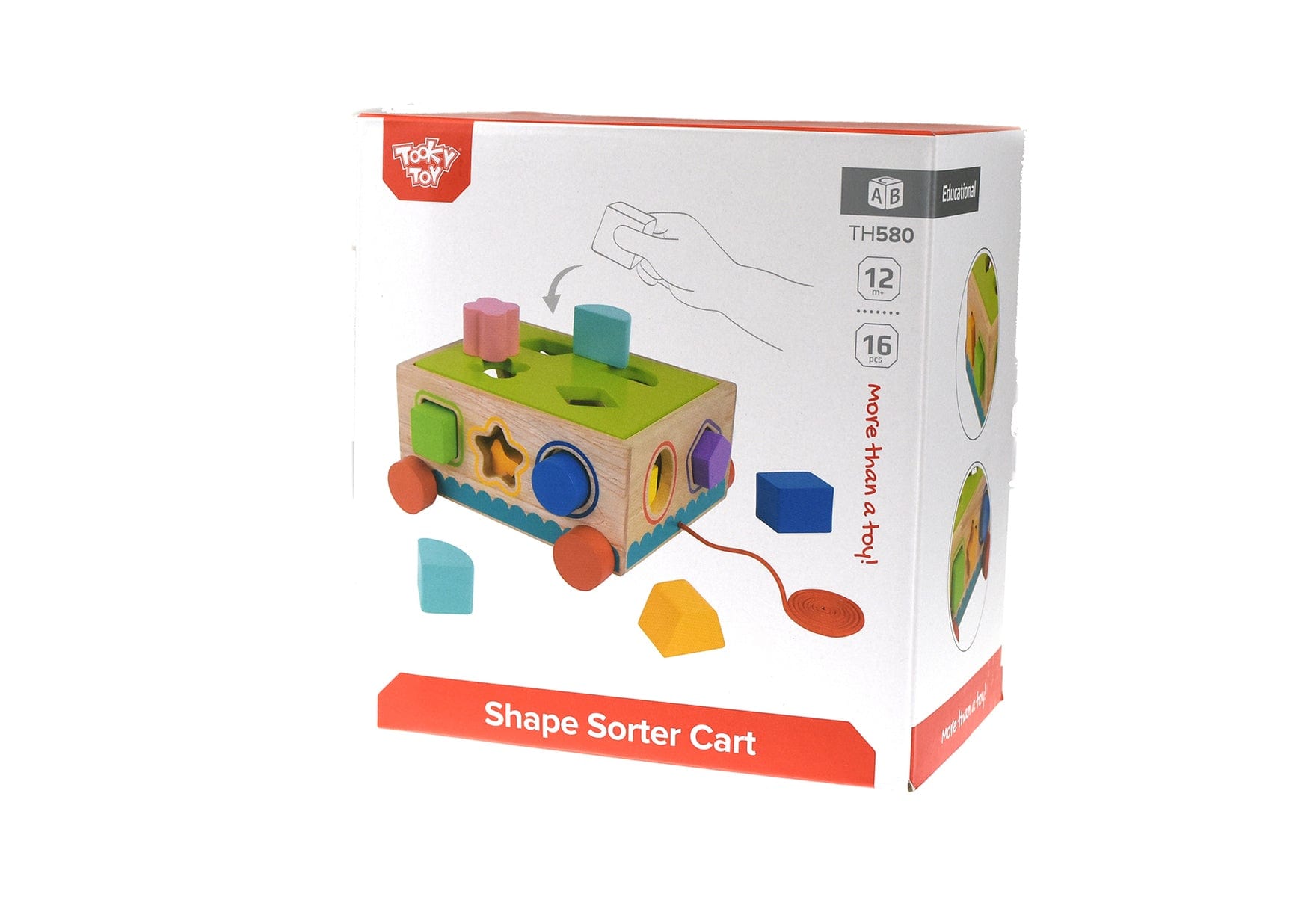 Kids Toy Chest Brand-Tooky Toy, Toys-Blocks & Stacking SHAPE SORTER CART