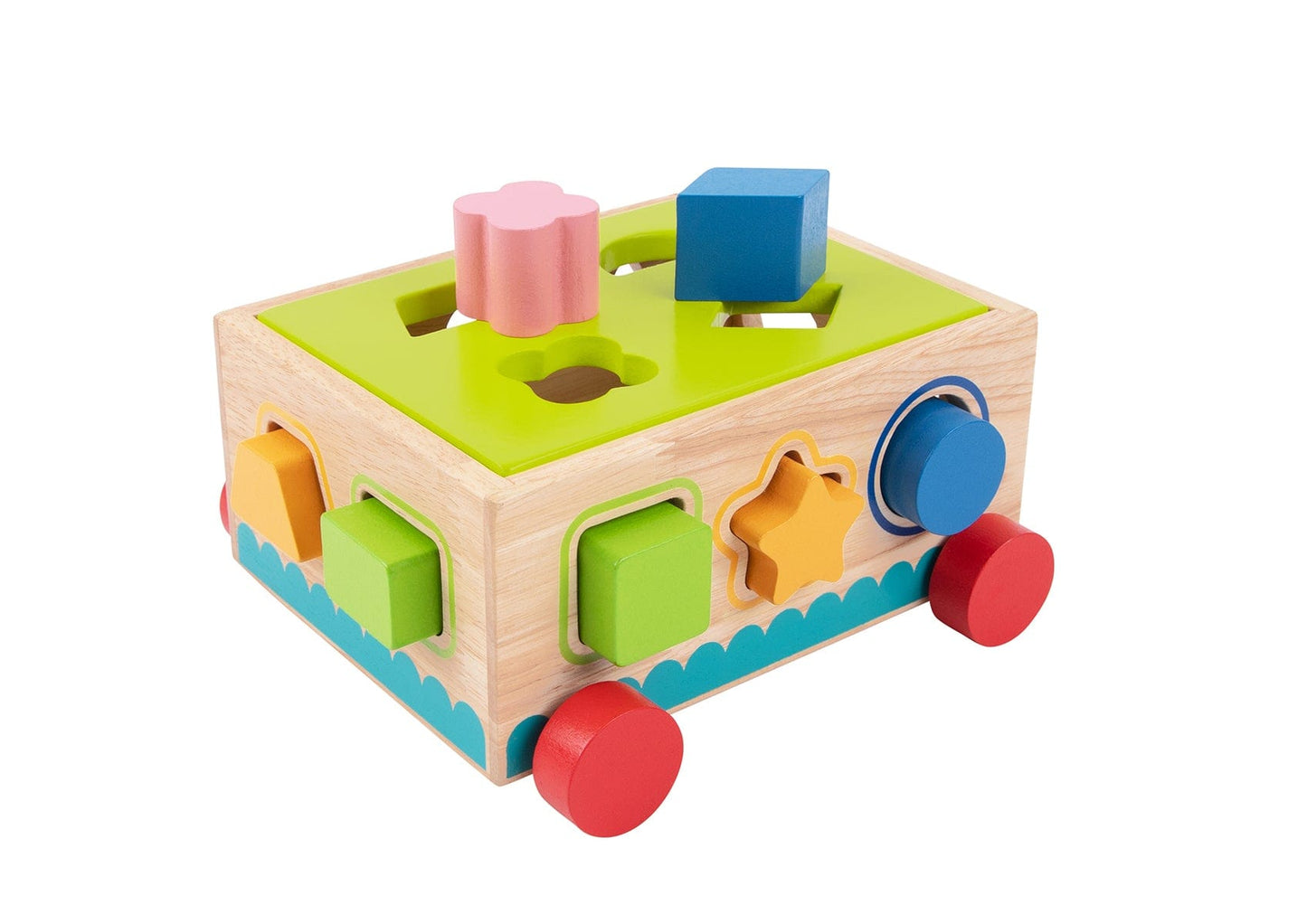 Kids Toy Chest Brand-Tooky Toy, Toys-Blocks & Stacking SHAPE SORTER CART