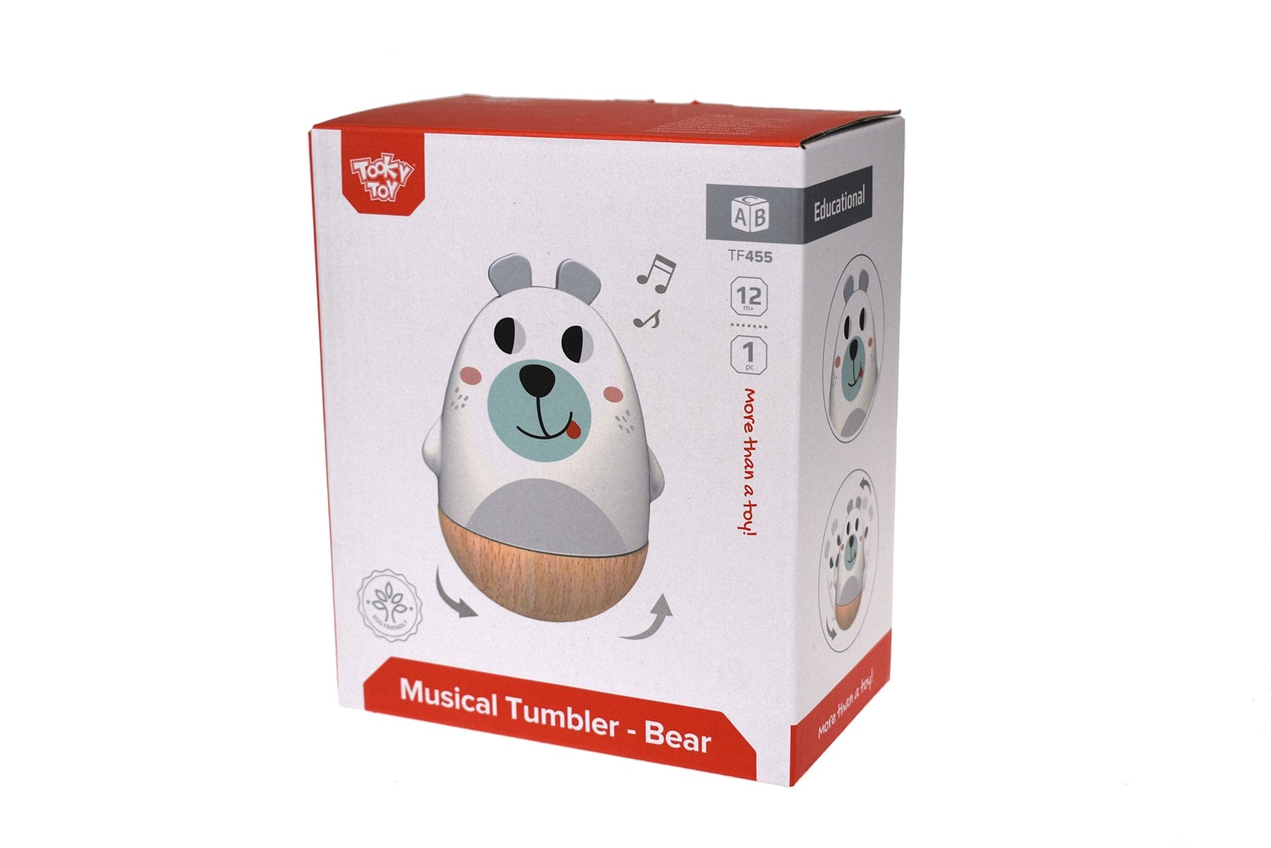 Kids Toy Chest Brand-Tooky Toy, Toys-Musical Toys, Gift-Baby Shower WIND UP MUSICAL TUMBLER - BEAR