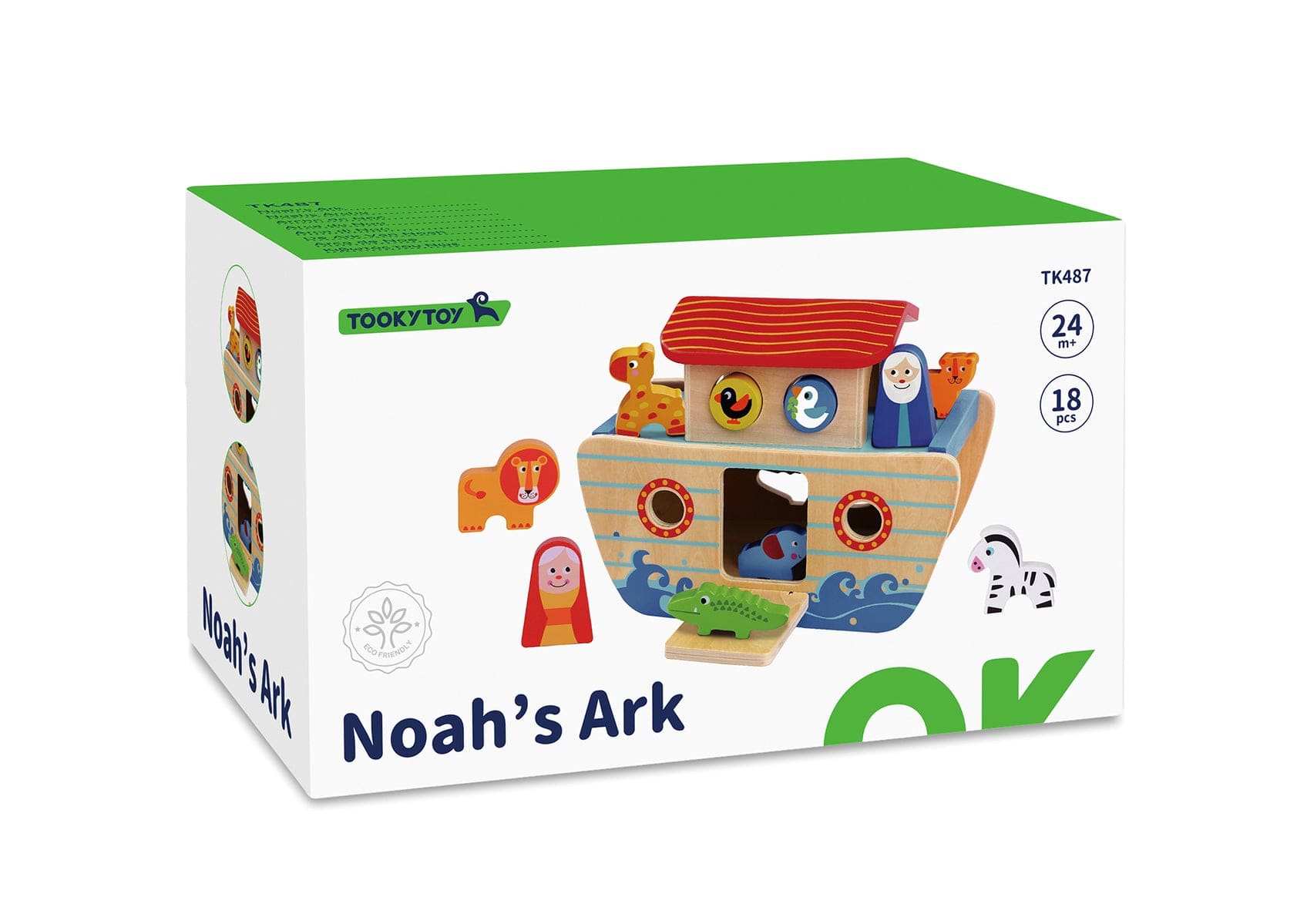 Kids Toy Chest Brand-Tooky Toy, Toys-Playsets Puppets & Figurines, X-FSC Certified NOAH'S ARK