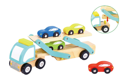 Kids Toy Chest Brand-Tooky Toy, Toys-Vehicles CAR CARRIER