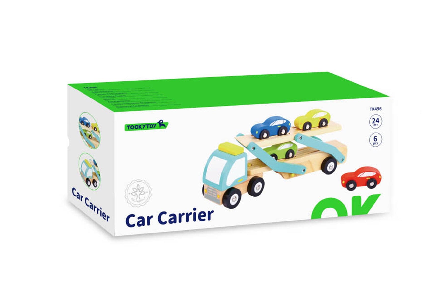 Kids Toy Chest Brand-Tooky Toy, Toys-Vehicles CAR CARRIER