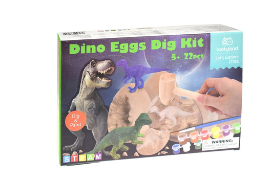 Kids Toy Chest Brand-Tookyland, Craft-Craft Kits DINOSAUR EGG DIG KIT