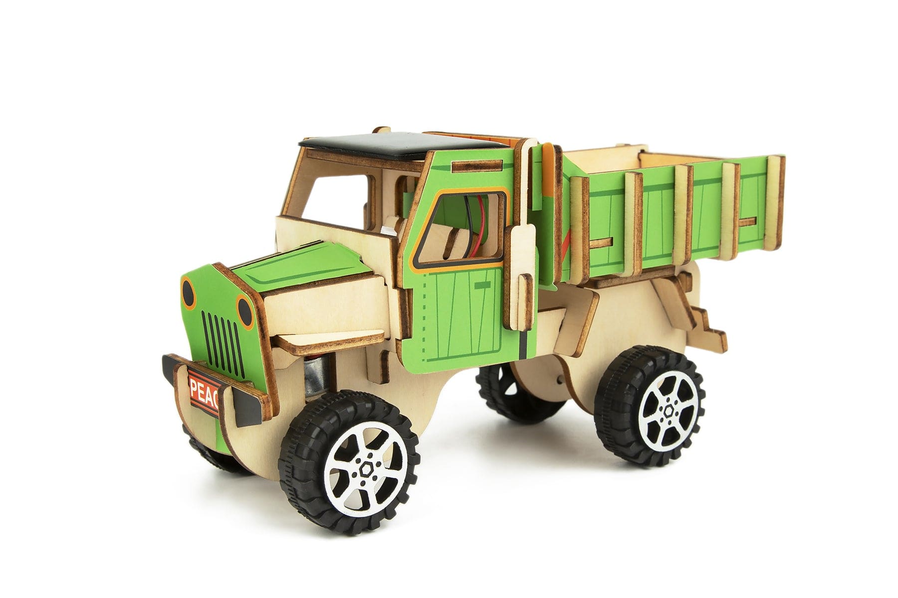 Kids Toy Chest Brand-Tookyland, Craft-Craft Kits DIY 3D WOODEN SOLAR TRUCK SCIENCE & CRAFT KIT