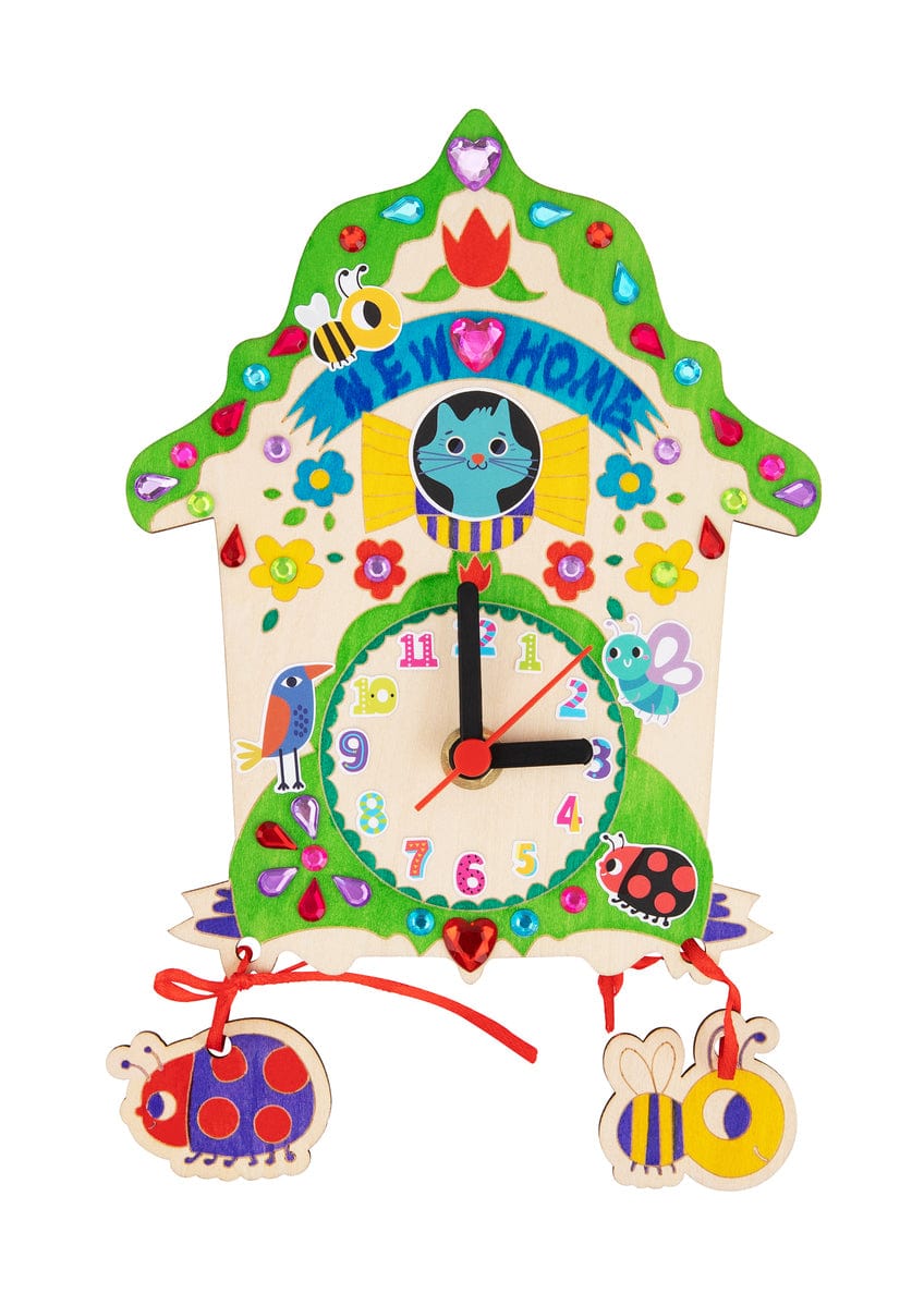 Kids Toy Chest Brand-Tookyland, Craft-Craft Kits DIY WOODEN CLOCK - CUCKOO SCIENCE & CRAFT KIT