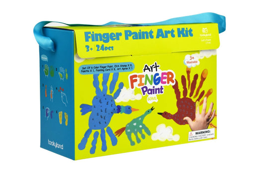 Kids Toy Chest Brand-Tookyland, Craft-Craft Kits FINGER PAINT ART CRAFT KIT