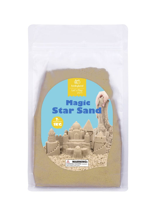 Kids Toy Chest Brand-Tookyland, Craft-Craft Kits MAGIC STAR SENSORY SAND - 1KG