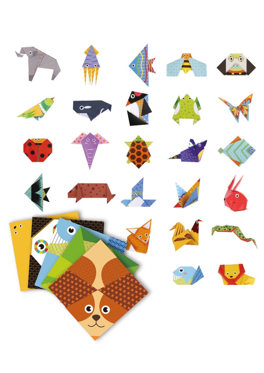 Kids Toy Chest Brand-Tookyland, Craft-Craft Kits ORIGAMI ANIMALS CRAFT KIT