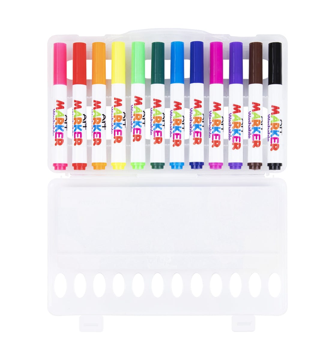 Kids Toy Chest Brand-Tookyland, Craft-Painting & Drawing WASHABLE MARKER - 12 COLOURS