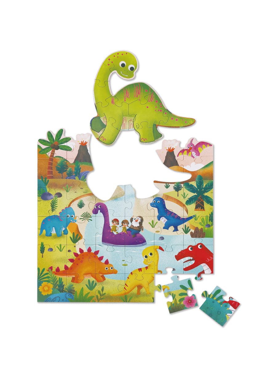 Kids Toy Chest Brand-Tookyland, Games-Jigsaw Puzzles DINOSAUR JIGSAW FLOOR PUZZLE 40PCS