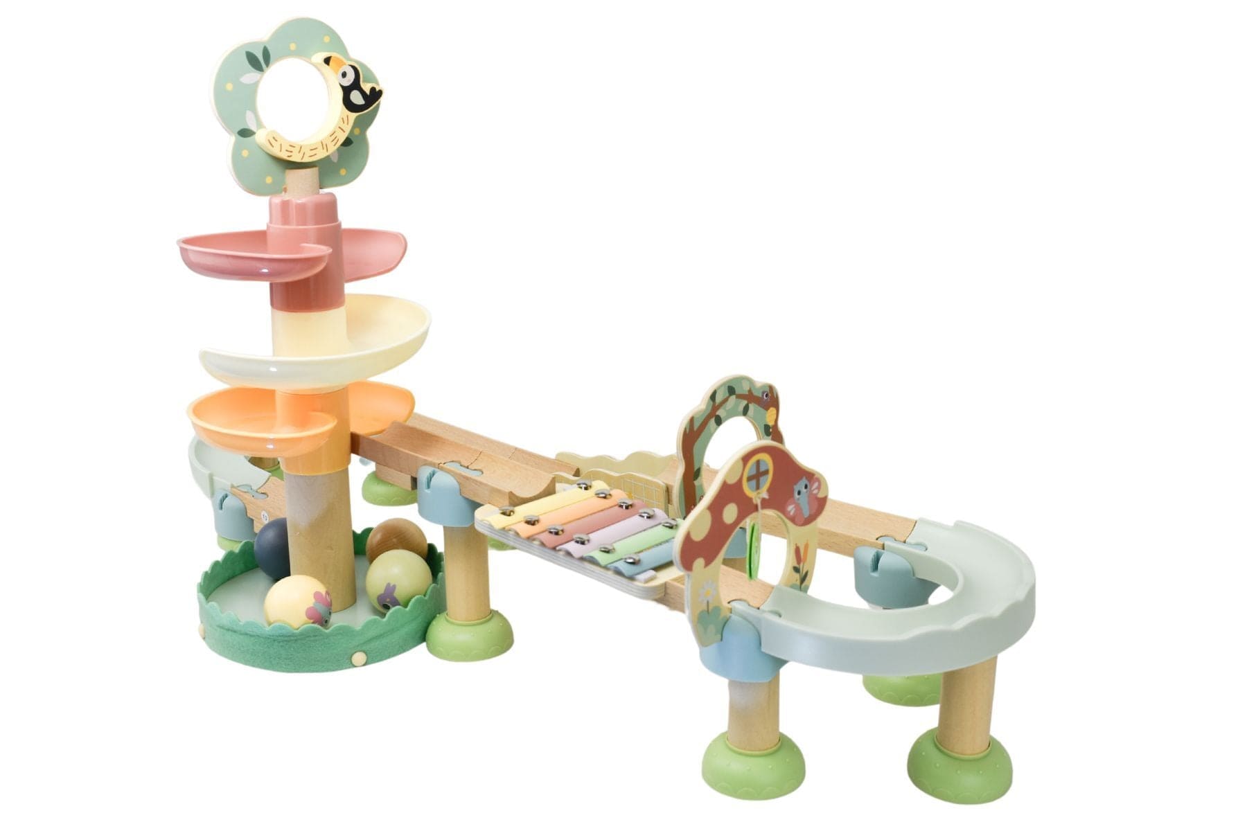 Kids Toy Chest MY FOREST FRIENDS  BALL DROP TRACK SET