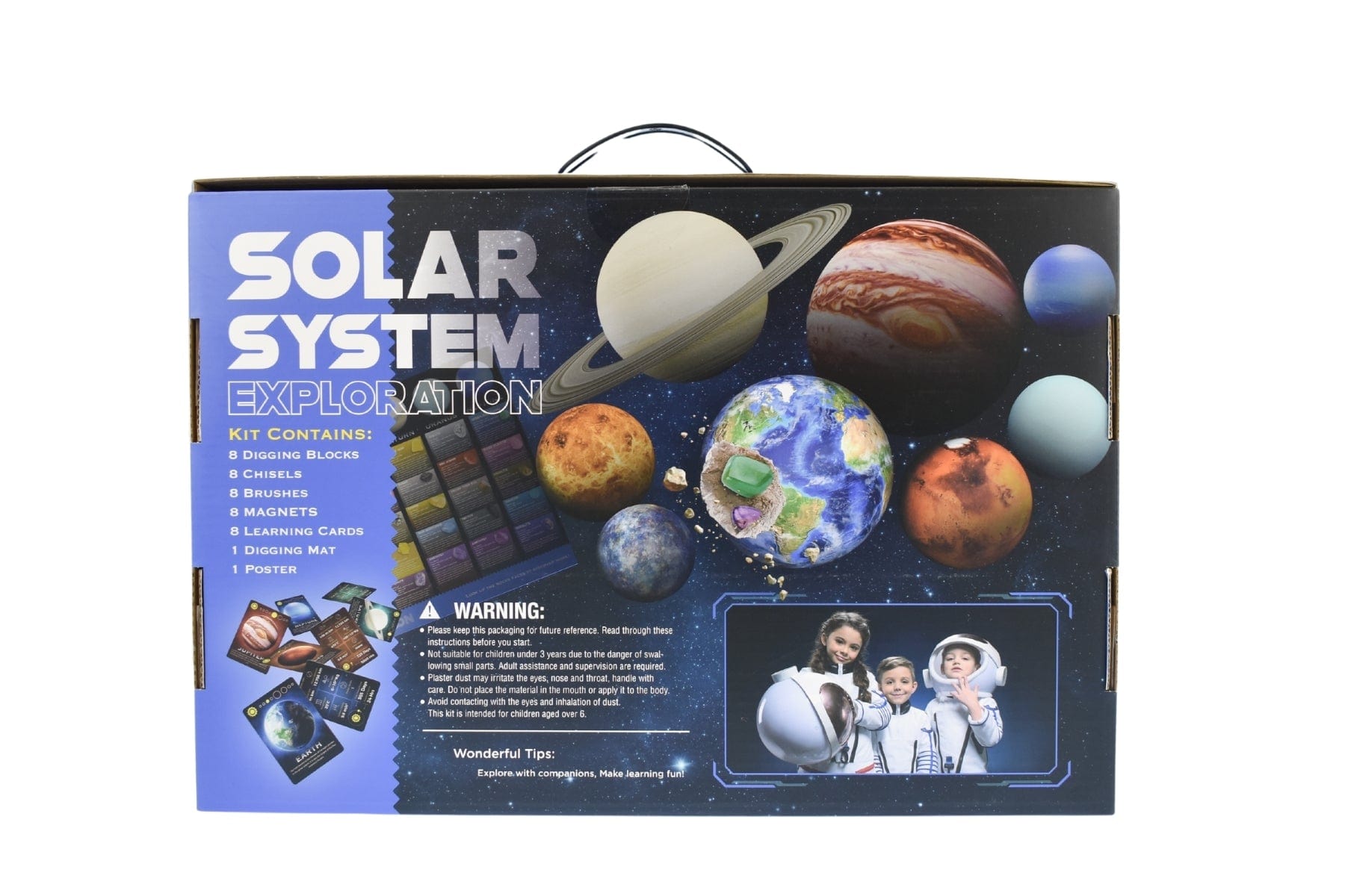 Kids Toy Chest SOLAR SYSTEM EXPLORATION DIG KIT