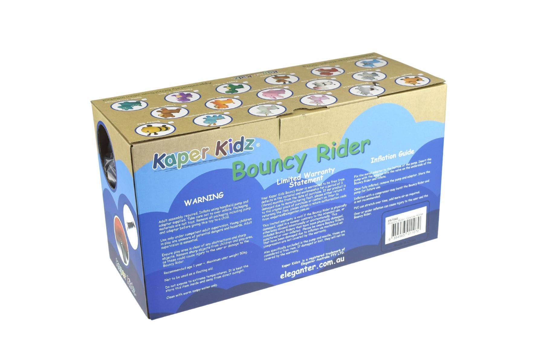 Kids Toy Chest Toys-Outdoor & Water Play, Toys-Ride On, Brand-Kaper Kidz BOUNCY RIDER GRANITE THE HORSE